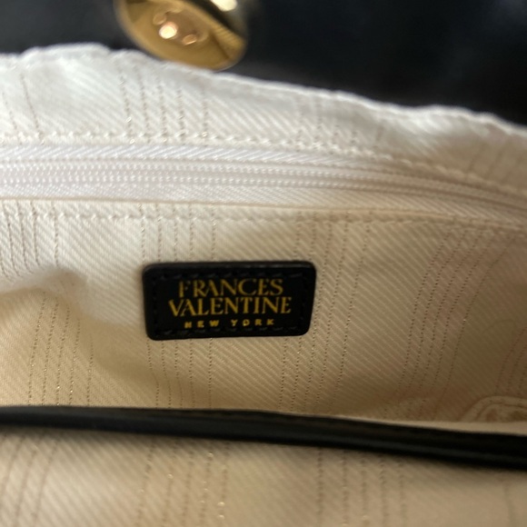 Frances Valentine Black Feathered Women's Bag - Picture 10 of 15